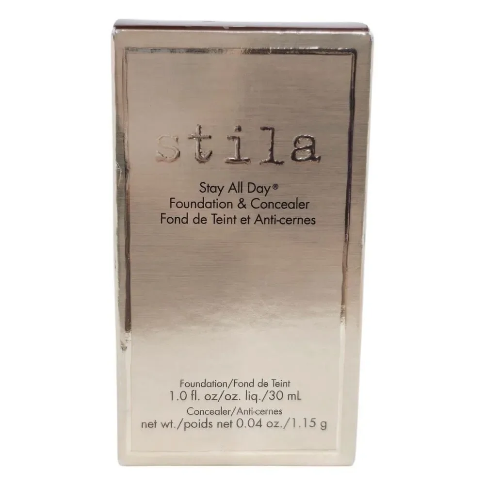 Stila Stay All Day Foundation & Concealer Brand New In Box #15 Espresso‎